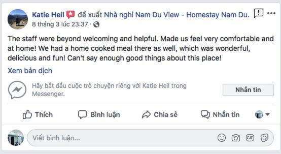 Nam Du VIEW Guest House Extérieur photo